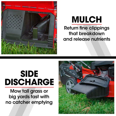 BAUMR-AG 21 248cc Self-Propelled Push Button Electric Start 4in1 Lawnmower - 890SXe