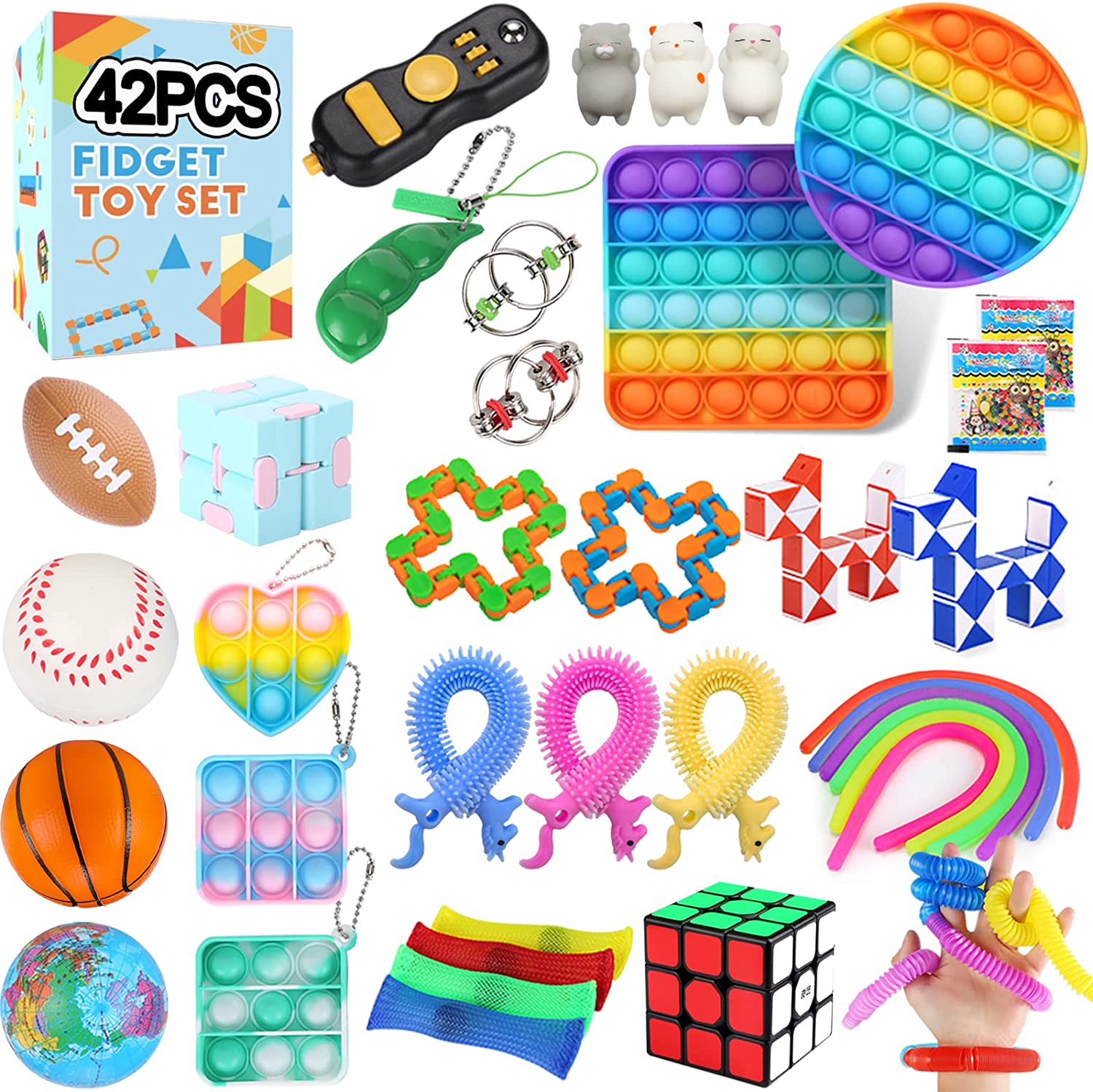 42 Pack Sensory Fidget Toys Set