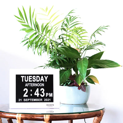 The Dawn Clock™ - 8” Digital Calendar & Reminder Clock