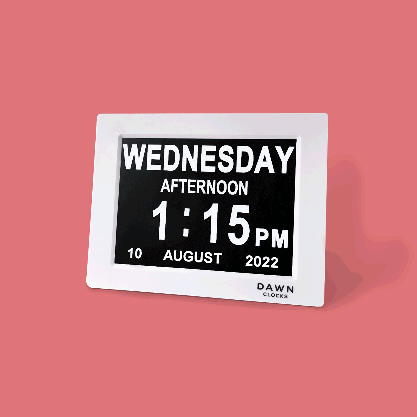 The Dawn Clock™ - 8” Digital Calendar & Reminder Clock