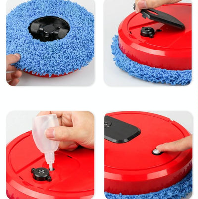 Smart Mopping Robot with Humidifier & Aroma Diffuser - White