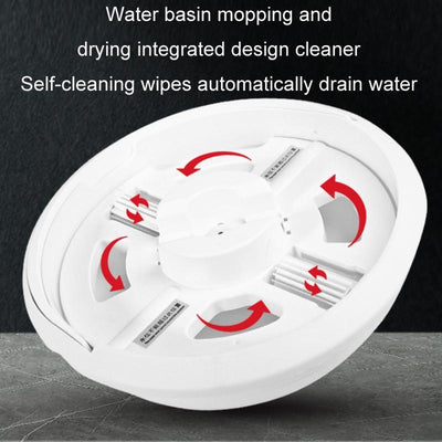 Smart All-in-one Robotic Sweeper and Mop - Black
