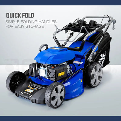 POWERBLADE Petrol Lawn Mower 225cc 20" 4 Stroke Self Propelled - VS900