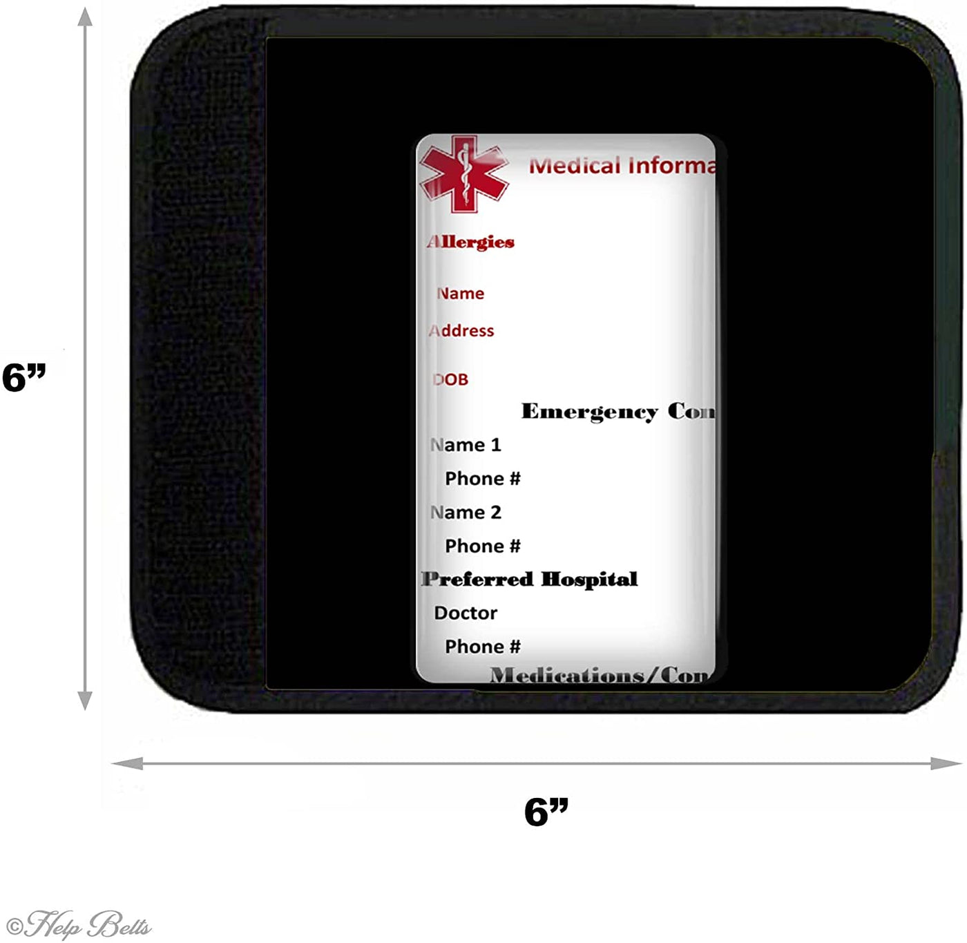 Autism Medical Alert Car Seat Belt Cover