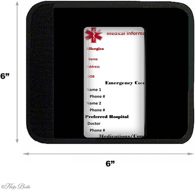 Autism Medical Alert Car Seat Belt Cover