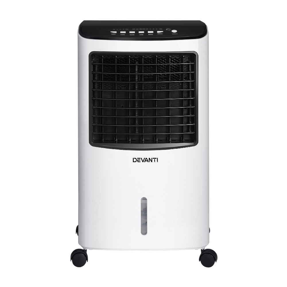 Devanti Evaporative Air Cooler Portable 8L Cooling Fan Humidifier
