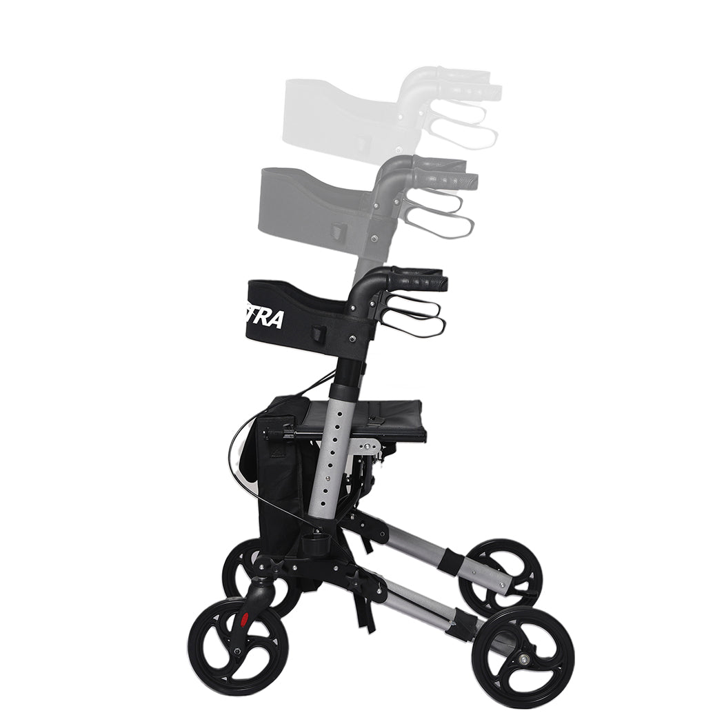 Centra Rollator Walker Foldable Walker Mobility Aid Outdoor Aluminum With Seat