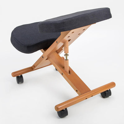 Forever Beauty Black Ergonomic Adjustable Kneeling Posture Chair