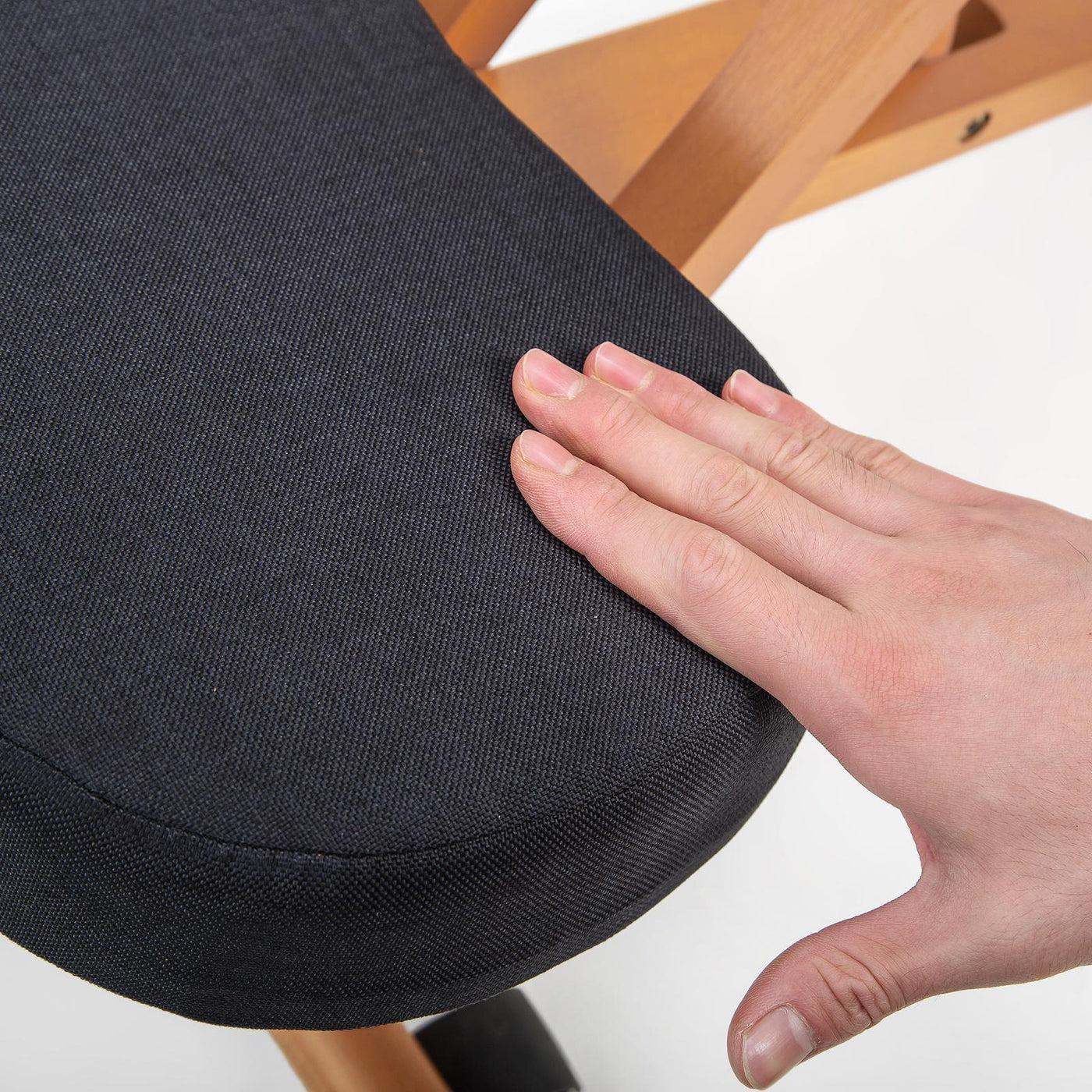 Forever Beauty Black Ergonomic Adjustable Kneeling Posture Chair