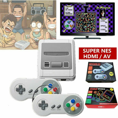 Retro Family Game Console 8Bit HDMI Classic 621 Built-in Games
