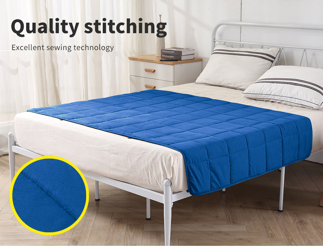 DreamZ Weighted Blanket Heavy Gravity Deep Relax 7KG Adult Double Navy