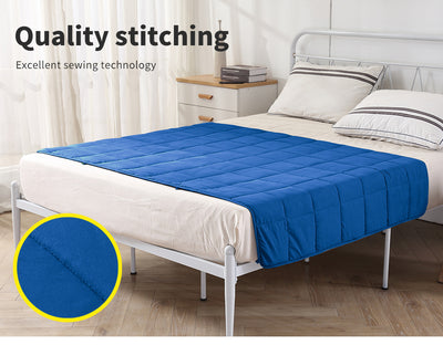 DreamZ Weighted Blanket Heavy Gravity Deep Relax 9KG Adult Double Navy